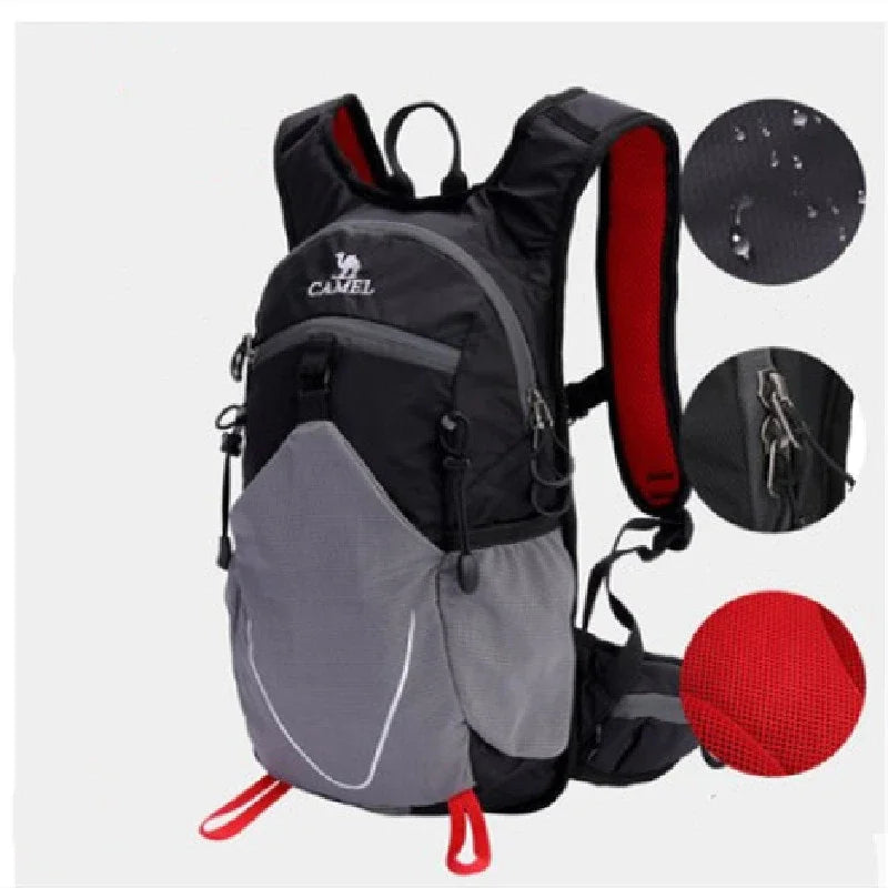 GOLDEN CAMEL 12L Mountaineering Backpacks Waterproof Camping Backpacks Climbing Bag for Men Hiking Cycling Travel Fishing