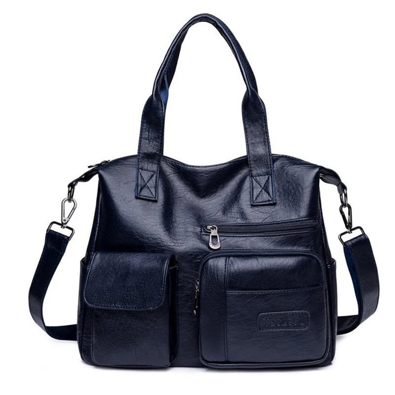 Luxury Shopping Handbags Female Shoulder Bags Designer PU Leather Crossbody Bags for Women Large Capacity Messenger Bag Totes