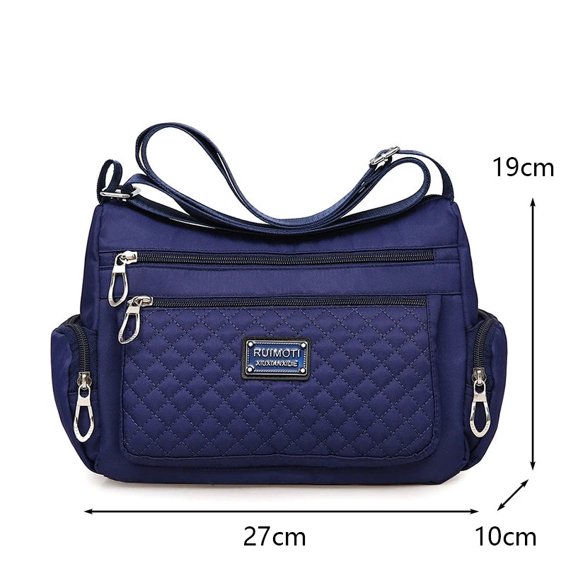 Fashion Women Casual Shoulder Handbags Lightweight Waterproof Oxford Package Female Large Capacity Travel Crossbody Bag