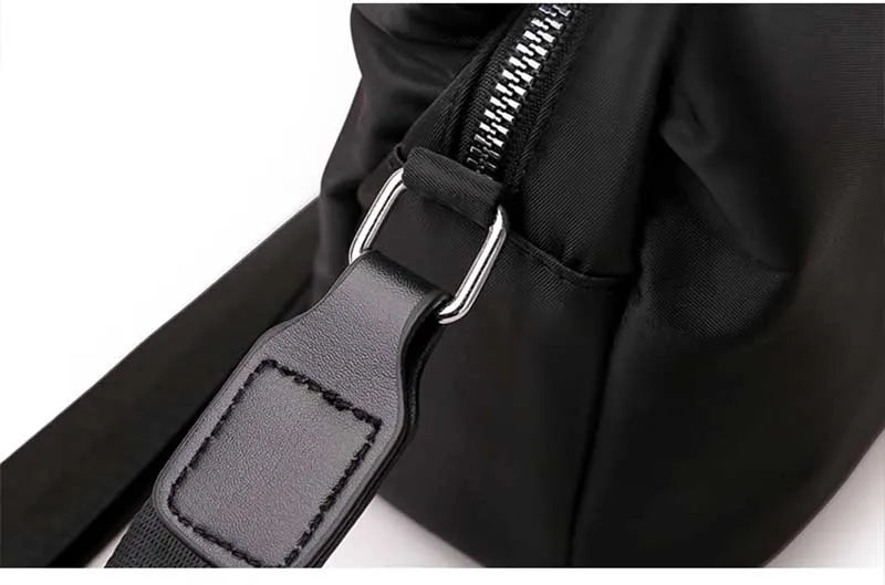 Vintage Nylon Waterproof Shoulder Bag Women Wild Crossbody Bag Simple Messenger Bag Daily Female Handbag Travel Lady Purse Bolso