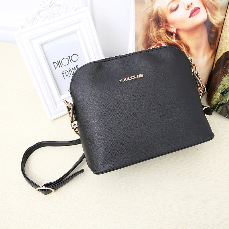 Fashion PU Leather Women Shoulder Bag Female Shell Designer Handbag Purse Girls Crossbody Bag Brand Small Flap Bolsos Feminina