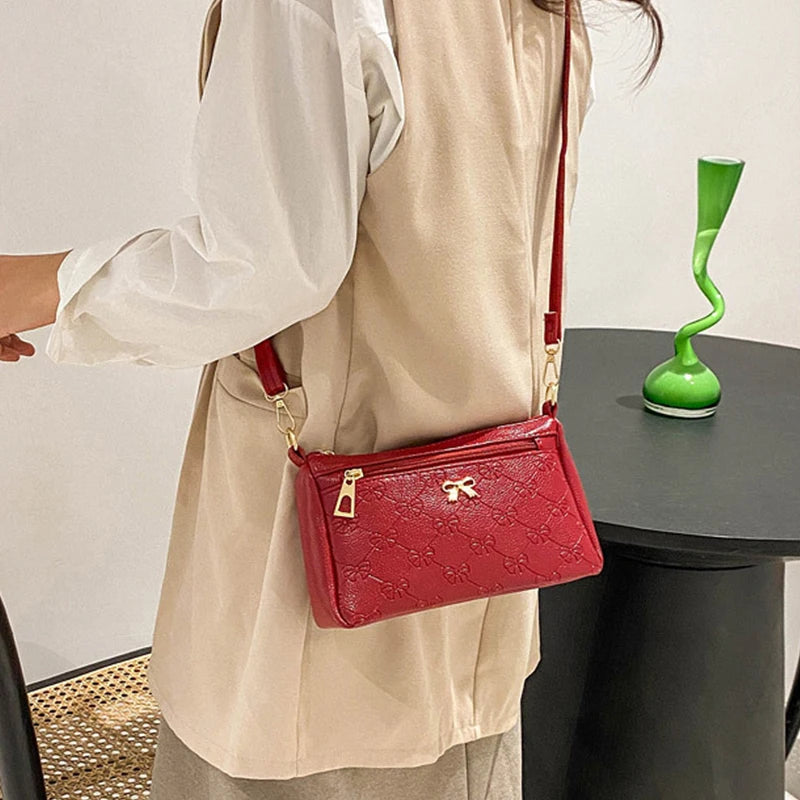 Retro Printing Crossbody Bag Women's Handbag Multifunction Shoulder Messenger S hopping Cellphone Purse Lady Mommy Bag  feminin