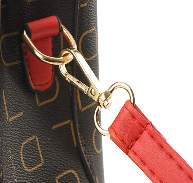 Artificial leather Women's Bags Luxury Shoulder Messenger Bag Crossbody For Women big capacity letter printing wild Ladies bags