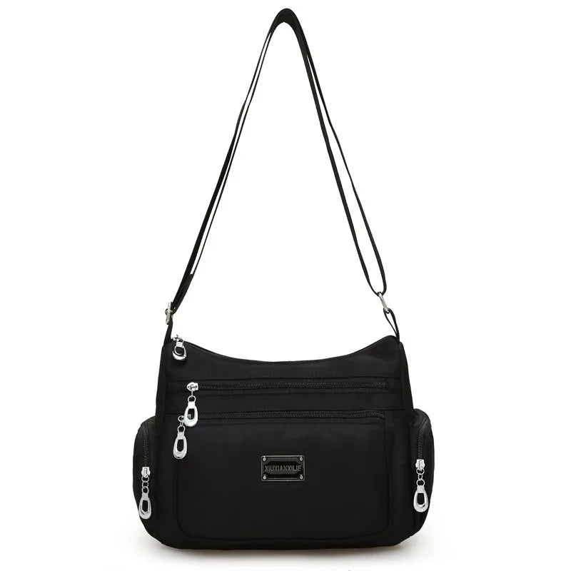 Women Casual Bolsos Messenger Bag Waterproof Nylon Shoulder Bag Large Capacity Mom Handbags Tote Crossbody Pack sac a main Purse
