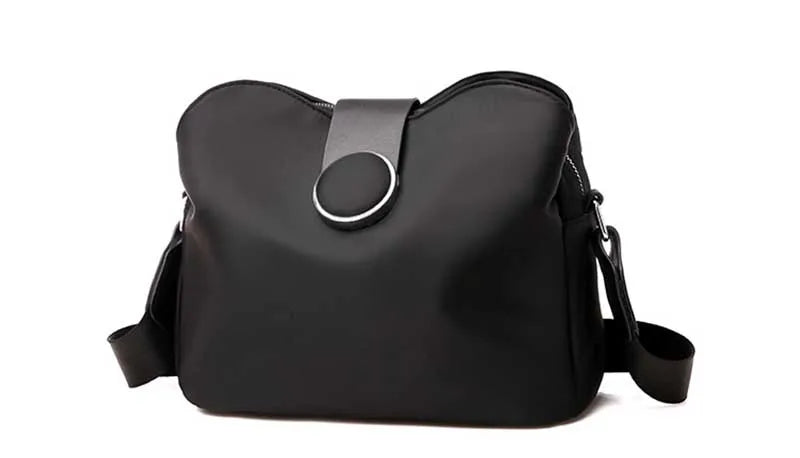 Vintage Nylon Waterproof Shoulder Bag Women Wild Crossbody Bag Simple Messenger Bag Daily Female Handbag Travel Lady Purse Bolso