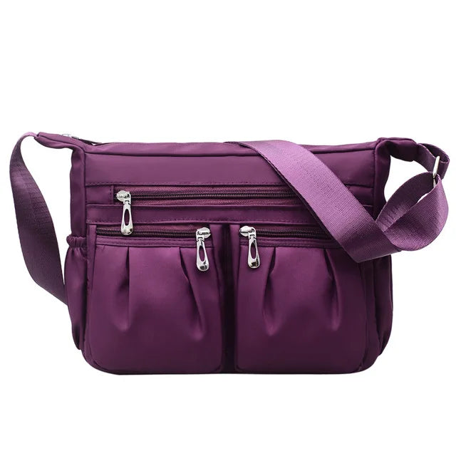 Nylon Crossbody Bag For Women Large Capacity Shoulder Bag Multi-pocket Female Bag Shopping Travel Lady Handbag Leisure Purse sac