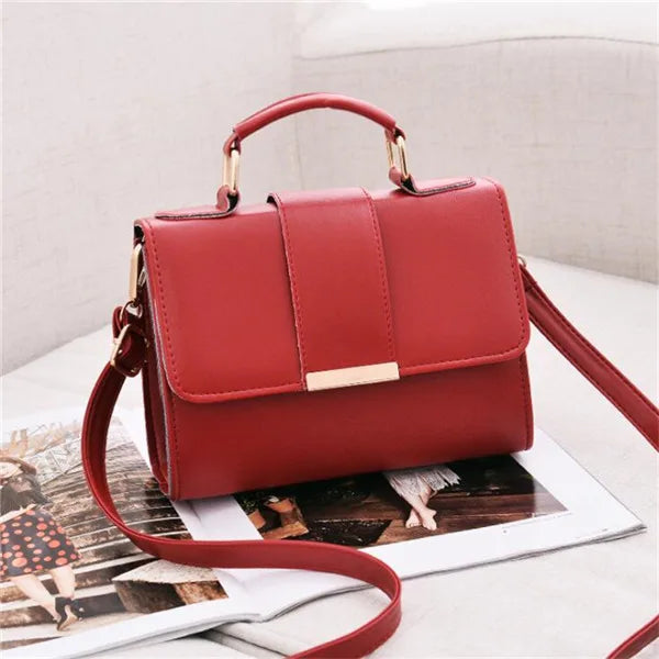 Retro Women Handbag Ladies Crossbody Messenger Bags High Quality PU Leather Female Flap Shoulder Bag New Arrival
