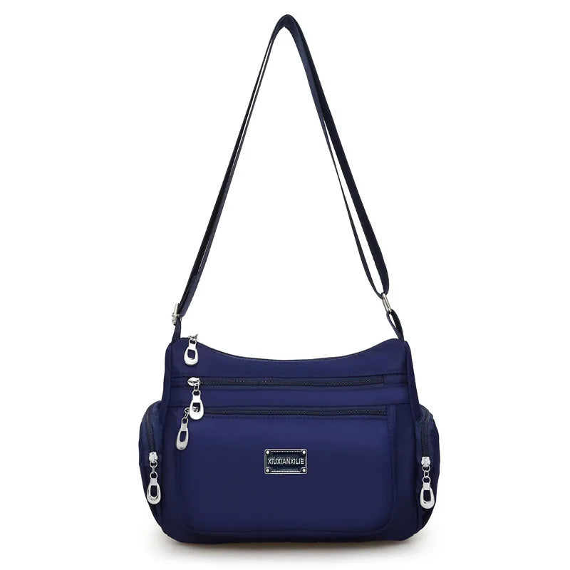 Women Casual Bolsos Messenger Bag Waterproof Nylon Shoulder Bag Large Capacity Mom Handbags Tote Crossbody Pack sac a main Purse