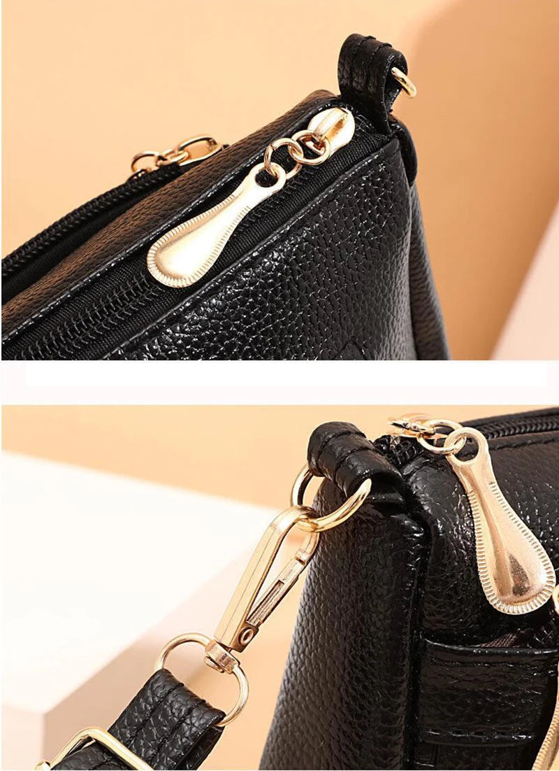 Fashion Women's Bags PU Leather Handbag Small Shoulder Messegner Bags Female High Quality Crossbody Bag Purse Lady Sac A Main