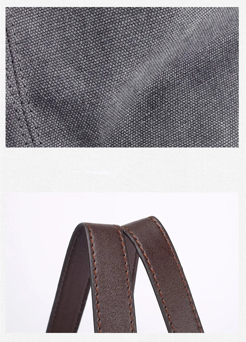 Large Capacity Canvas Shoulder Bag Casual Top-Handle Bag Daily Use Handbag Lady Shopping Totes Travel Bag