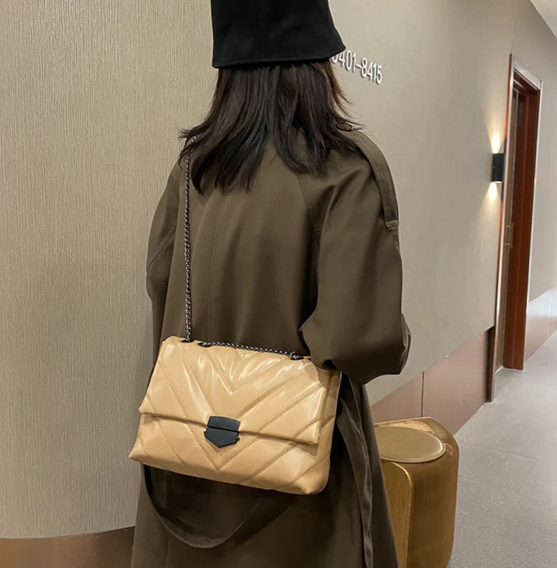 Small PU Leather Crossbody Bags for Women New Trend Hand Bag Women's Branded Trending Shoulder Handbags