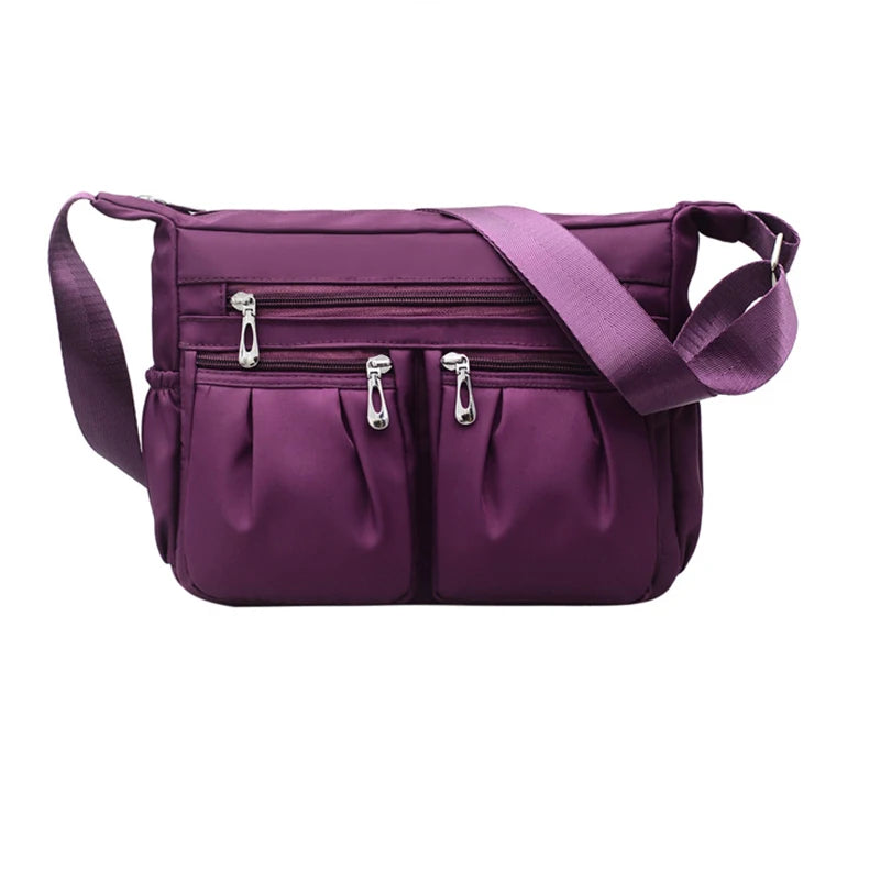 Nylon Crossbody Bag For Women Large Capacity Shoulder Bag Multi-pocket Female Bag Shopping Travel Lady Handbag Leisure Purse sac