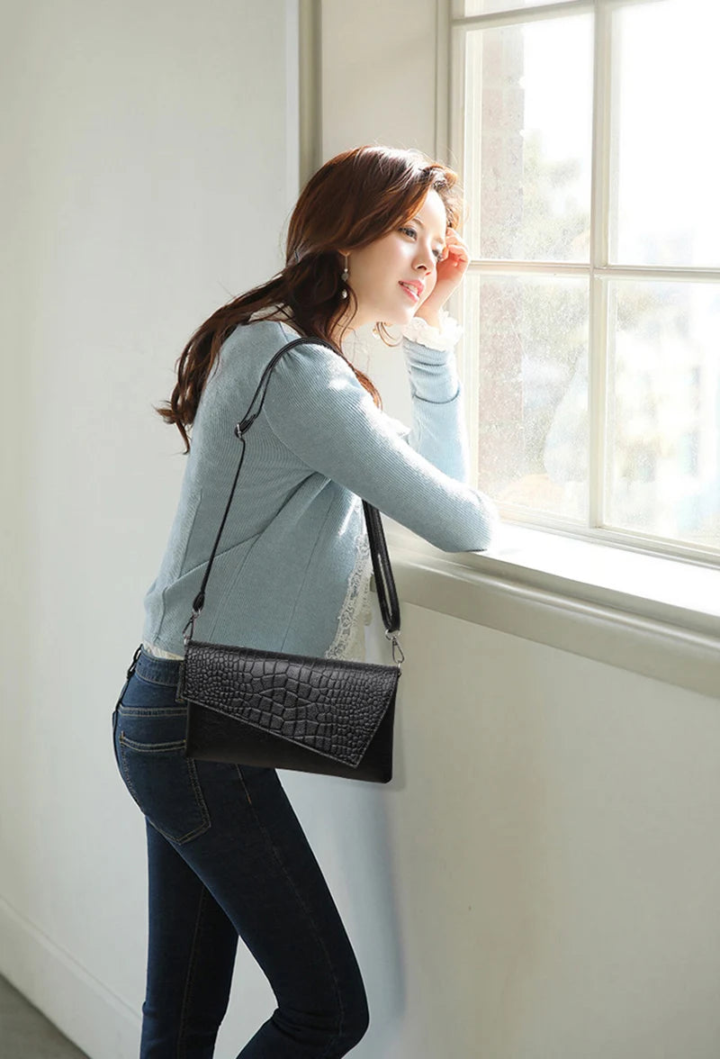 New Fashion Women Shoulder Bags Soft PU Leather Handbag Crossbody Messenger Bags Purse Clutch
