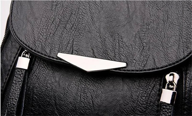 New Arrival Pu Leather Backpack Shoulder Bags For Women Fashion Travel Knapsack High Quality Rucksack School Bag 