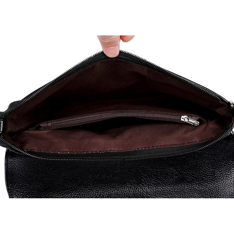 New Fashion Women Shoulder Bags Soft PU Leather Handbag Crossbody Messenger Bags Purse Clutch