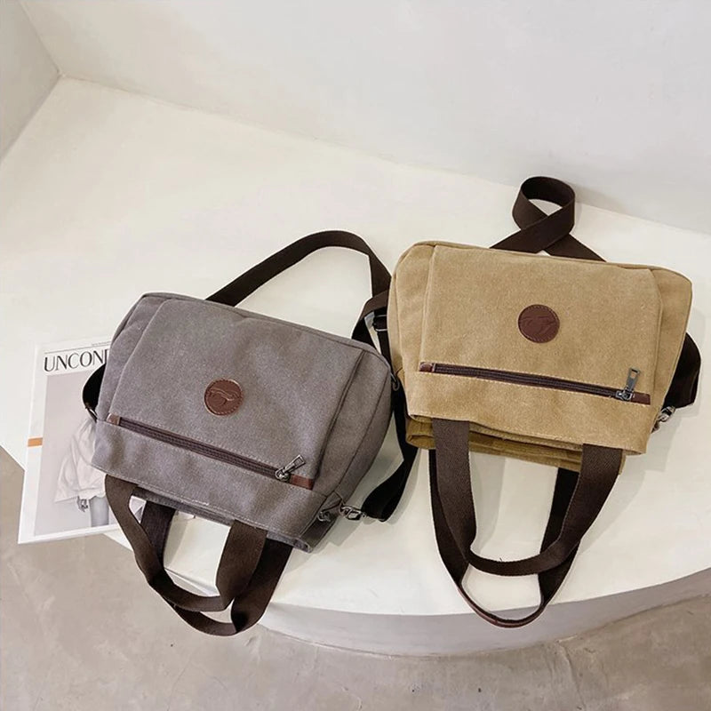 Women Casual Handbags Canvas Crossbody Bag for Woman Big Capacity Shoulder Tote Female Shopping Designer Messenger Bags bolso