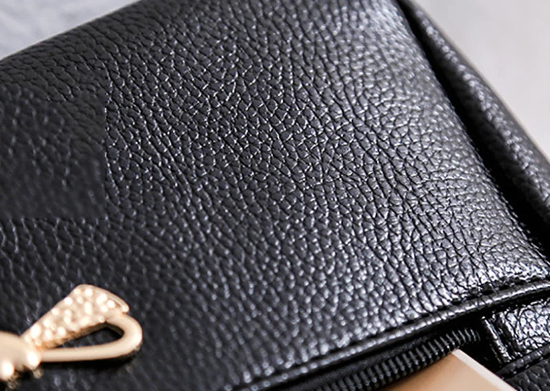 New Arrivals Women Shoulder Crossbody Bags Purse Bowknot PU Leather Messenger Handbags Small Phone Pocket for mama