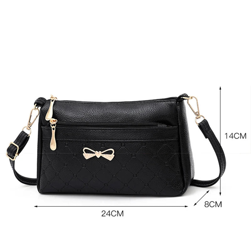 Fashion Women's Bags PU Leather Handbag Small Shoulder Messegner Bags Female High Quality Crossbody Bag Purse Lady Sac A Main