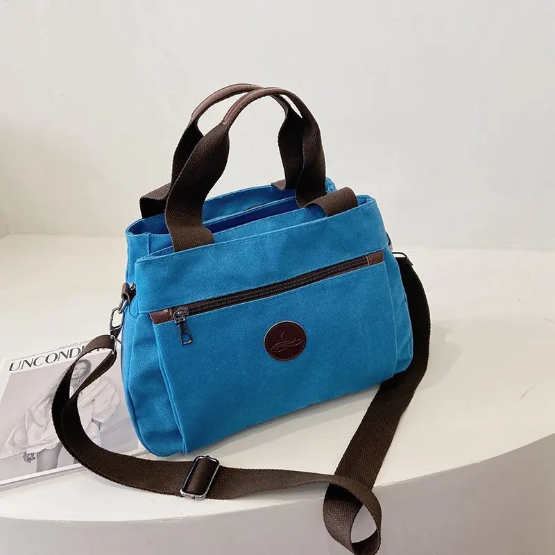 Women Casual Handbags Canvas Crossbody Bag for Woman Big Capacity Shoulder Tote Female Shopping Designer Messenger Bags bolso