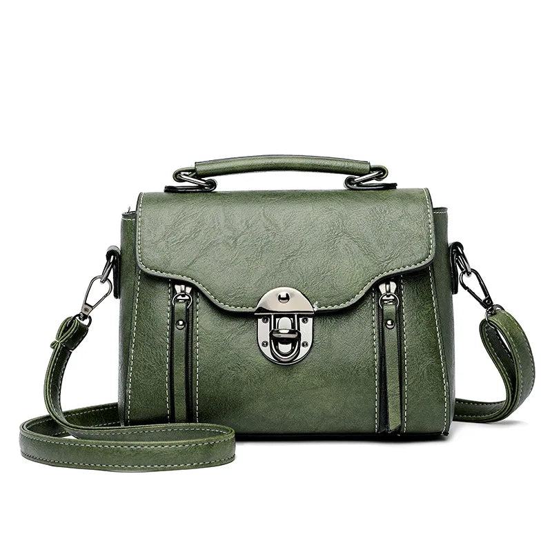 Women's Handbag New PU Leather Fashion Lock Design Large Capacity Shoulder Bag Female Crossbody Tote Messenger Bag bolsos