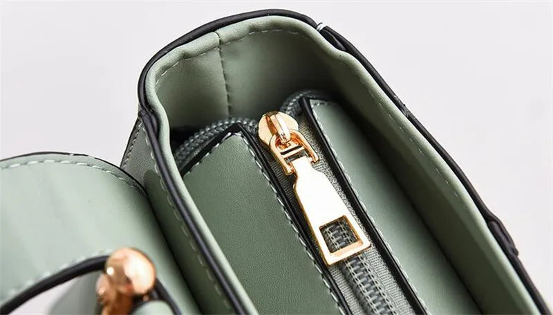 New Fashion Women Crossbody Shoulder Bags PU Leather Female Flap Messenger Bag Small Handbag Female New Purse Clutch