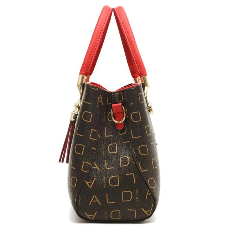 Artificial leather Women's Bags Luxury Shoulder Messenger Bag Crossbody For Women big capacity letter printing wild Ladies bags