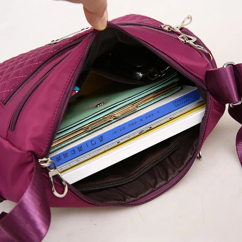 Fashion Women Casual Shoulder Handbags Lightweight Waterproof Oxford Package Female Large Capacity Travel Crossbody Bag