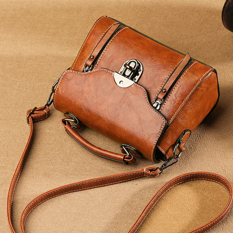Women's Handbag New PU Leather Fashion Lock Design Large Capacity Shoulder Bag Female Crossbody Tote Messenger Bag bolsos