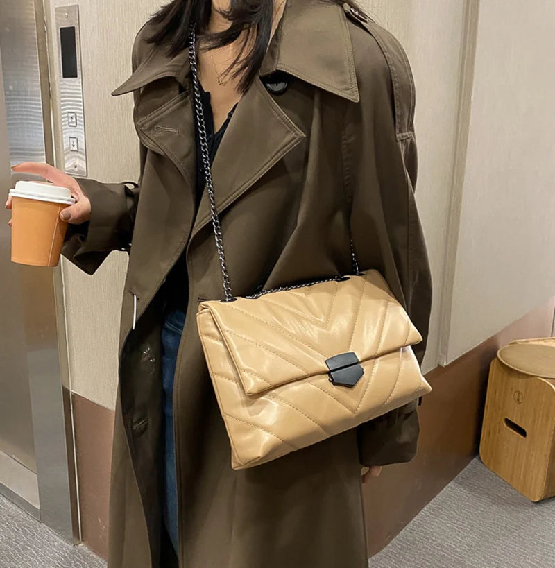 Small PU Leather Crossbody Bags for Women New Trend Hand Bag Women's Branded Trending Shoulder Handbags