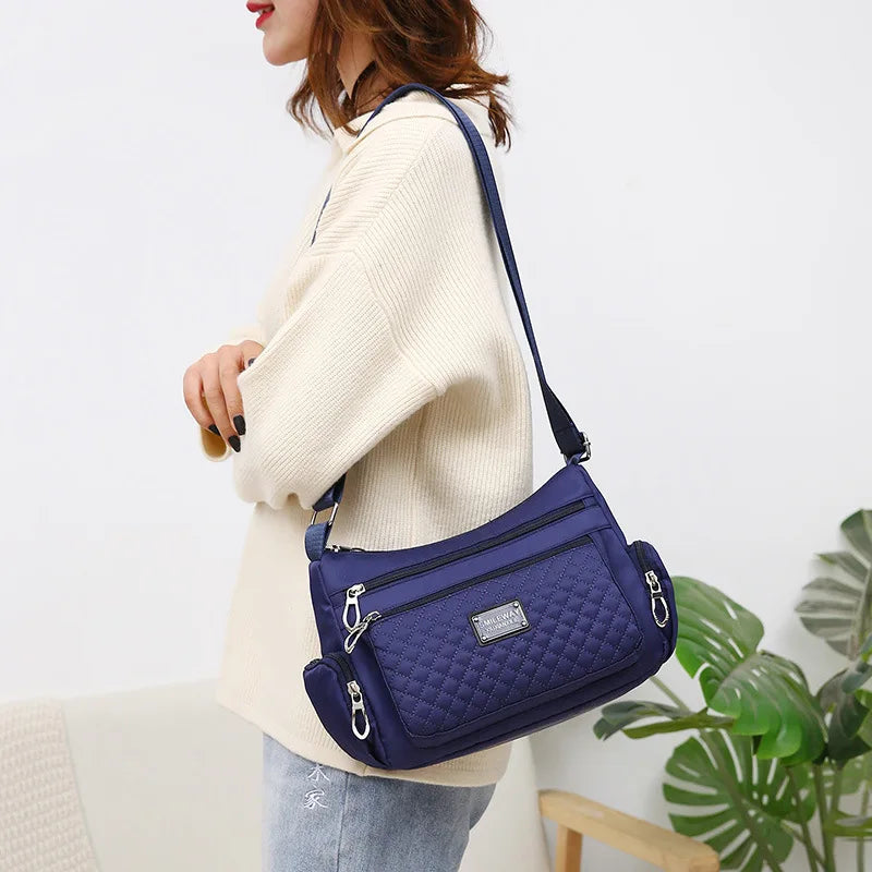 Fashion Women Casual Shoulder Handbags Lightweight Waterproof Oxford Package Female Large Capacity Travel Crossbody Bag