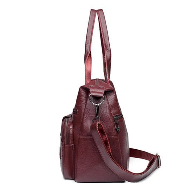 Luxury Shopping Handbags Female Shoulder Bags Designer PU Leather Crossbody Bags for Women Large Capacity Messenger Bag Totes