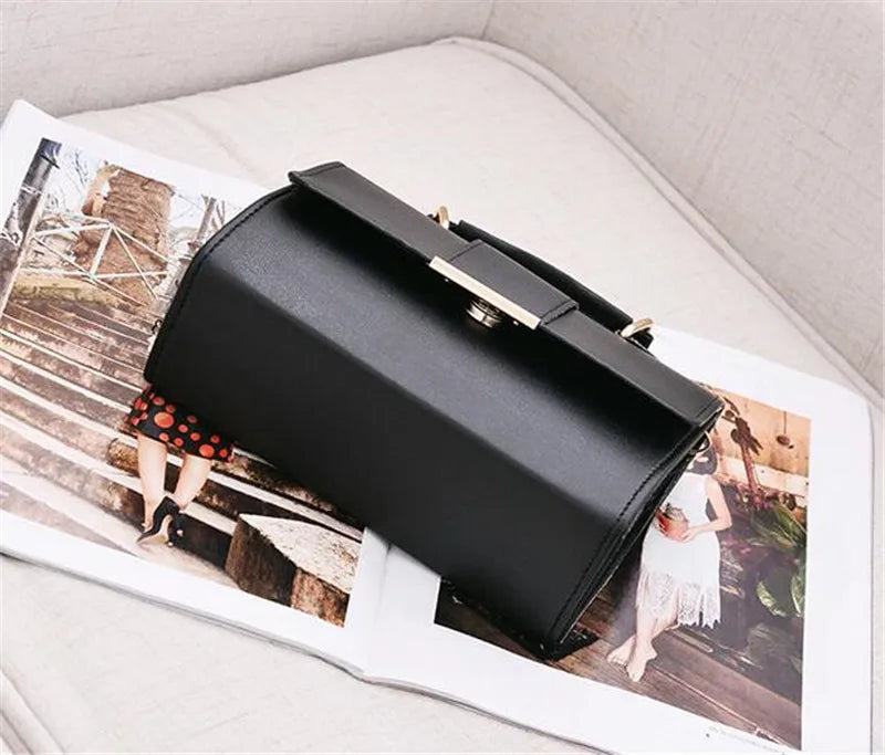 Hot Sale Flap Sling Shoulder Bags for Women Solid Color Crossbody Messenger Bag Purse Female Leather Handbag Pocket