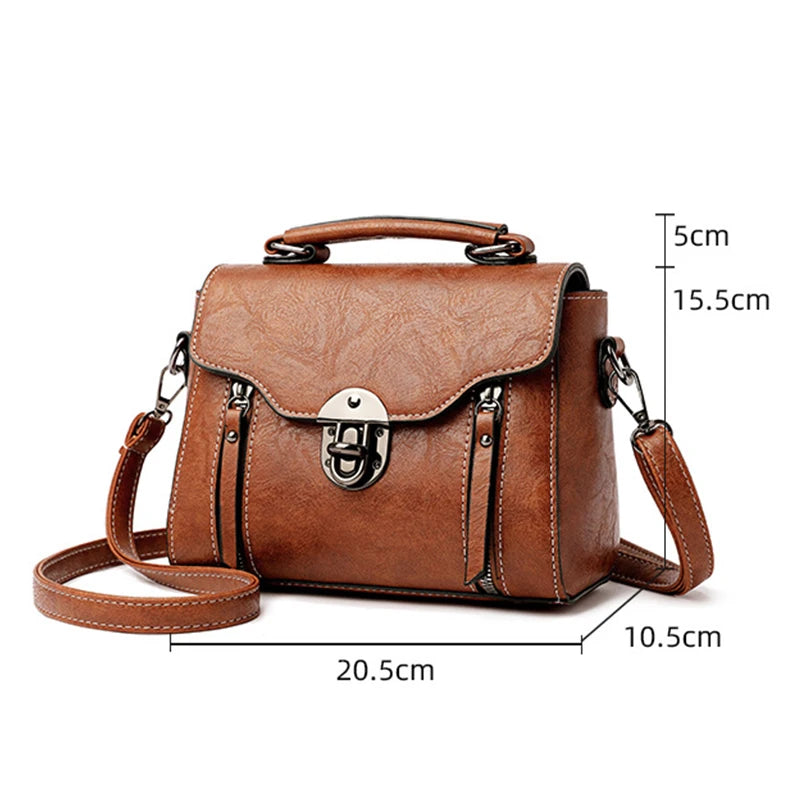 Women's Handbag New PU Leather Fashion Lock Design Large Capacity Shoulder Bag Female Crossbody Tote Messenger Bag bolsos
