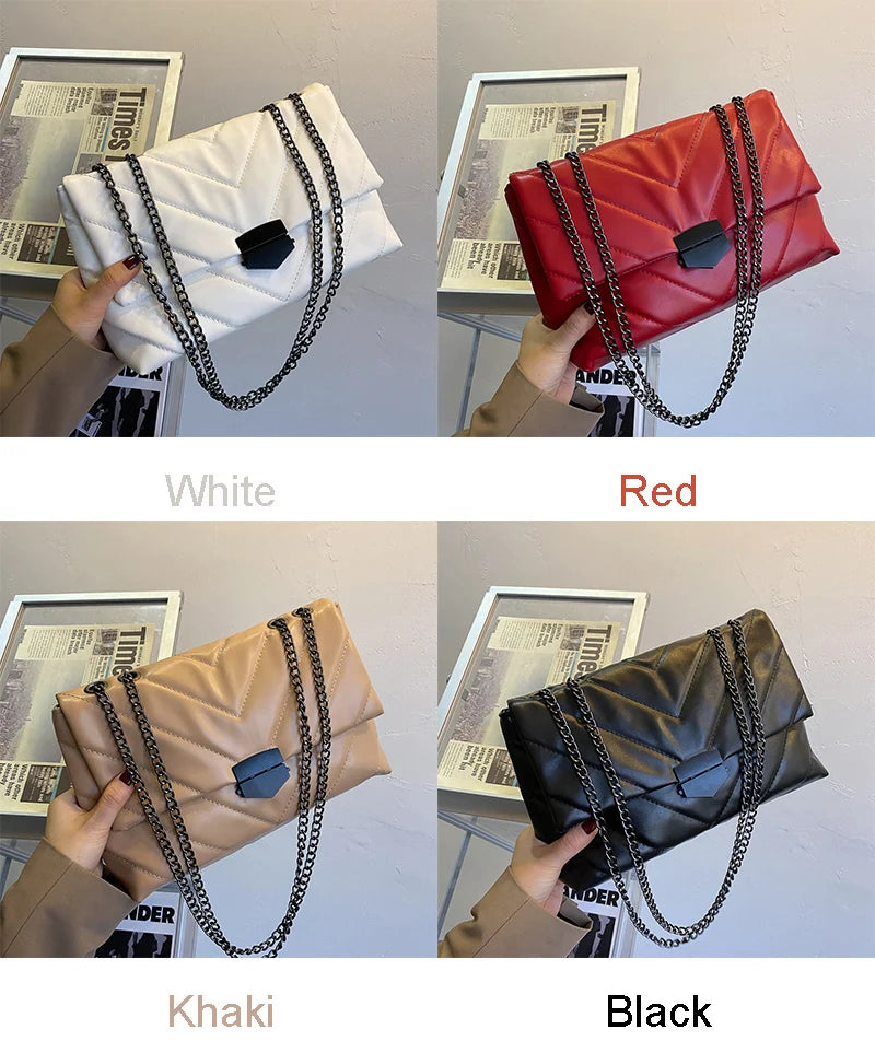 Small PU Leather Crossbody Bags for Women New Trend Hand Bag Women's Branded Trending Shoulder Handbags