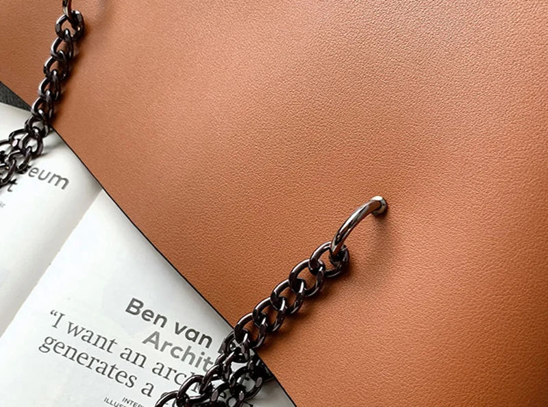 Luxury Designer PU Leather Shoulder Bags For Women Chain Large Capacity Handbags Travel Hand Bag Female Big Tote Bags Bolso