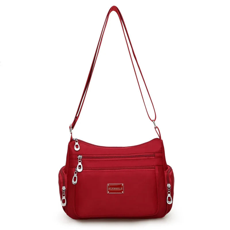 Women Casual Bolsos Messenger Bag Waterproof Nylon Shoulder Bag Large Capacity Mom Handbags Tote Crossbody Pack sac a main Purse