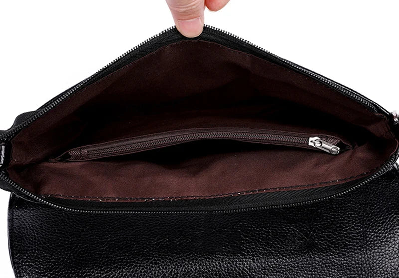 New Fashion Women Shoulder Bags Soft PU Leather Handbag Crossbody Messenger Bags Purse Clutch