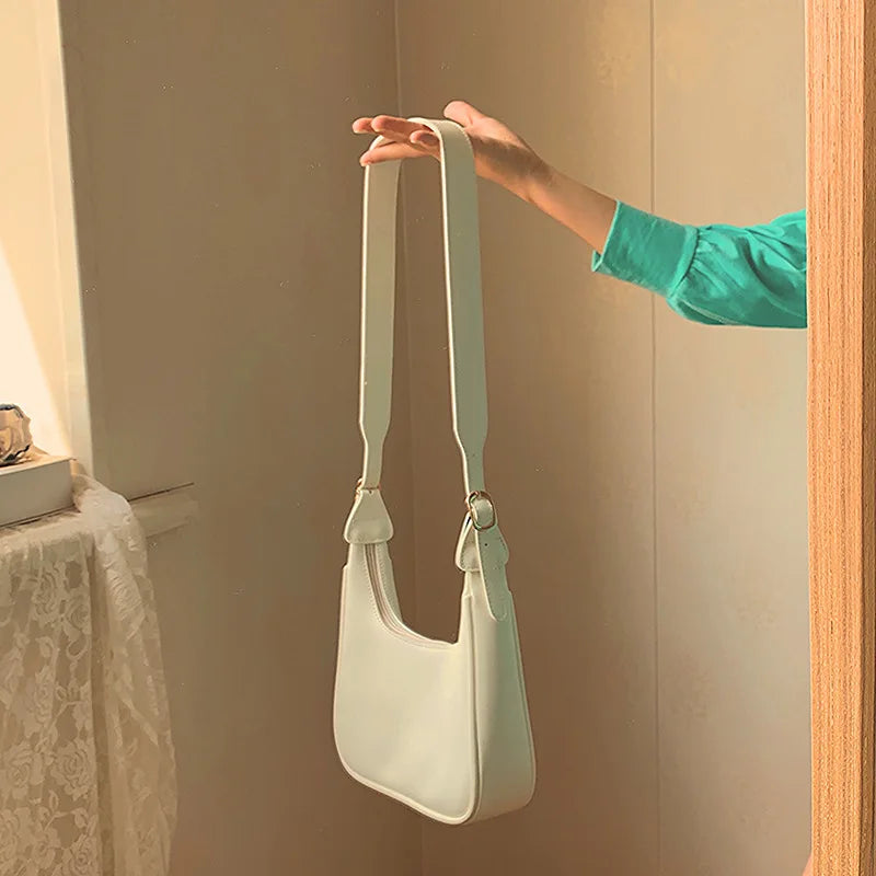 PU Leather Shoulder Messenger Bag Women Causal Luxury Handbags and Purse Female Designer Hobos Bag Small Brand Crossbody Bags