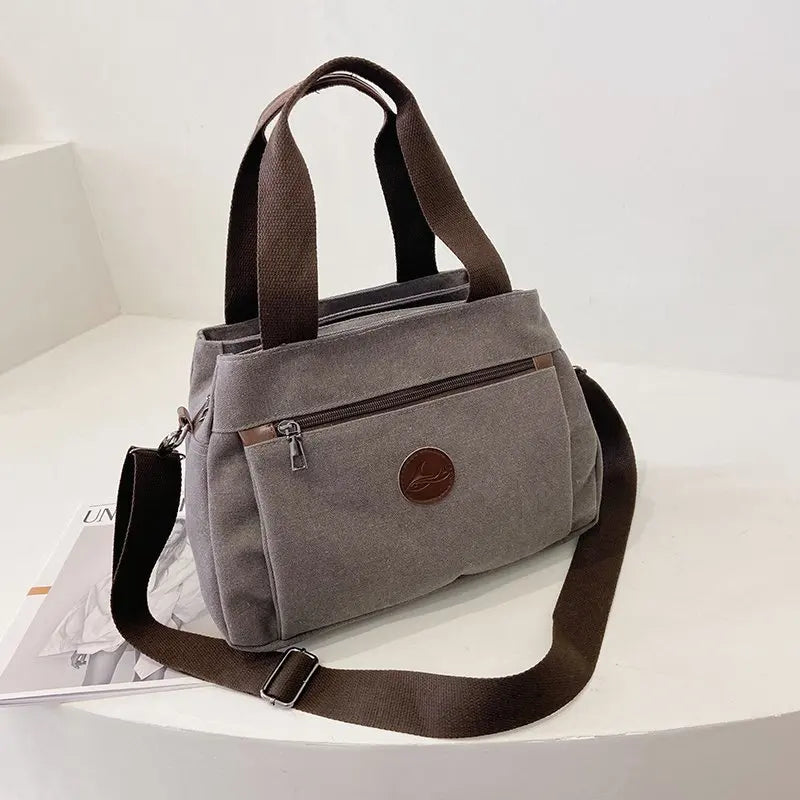 Women Casual Handbags Canvas Crossbody Bag for Woman Big Capacity Shoulder Tote Female Shopping Designer Messenger Bags bolso