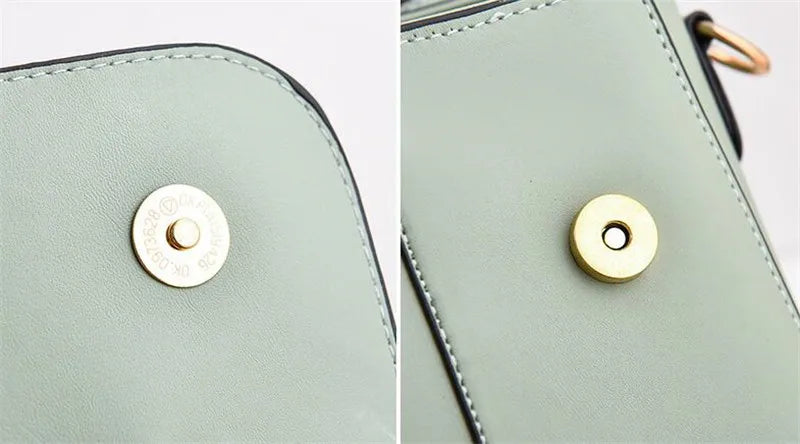 New Fashion Women Crossbody Shoulder Bags PU Leather Female Flap Messenger Bag Small Handbag Female New Purse Clutch
