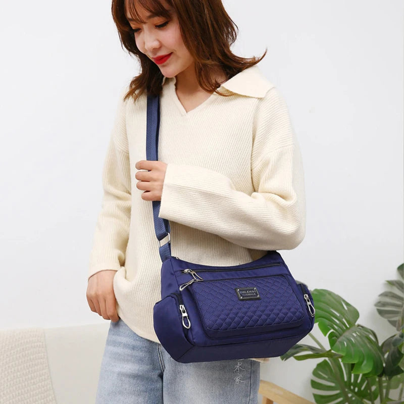 Fashion Women Casual Shoulder Handbags Lightweight Waterproof Oxford Package Female Large Capacity Travel Crossbody Bag
