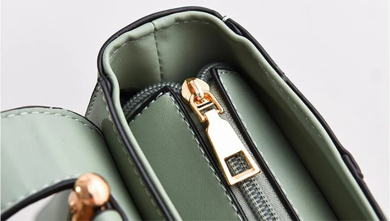 Luxury Small Handbag Women PU Leather Fashion Brand Crossbody Bags Lady Capacity Shoulder Messenger Bag Design Shopping Purse