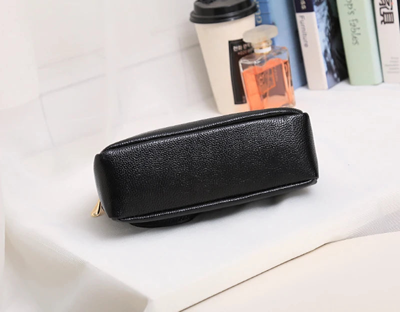 Small Fashion Shoulder Bags for Women Soft Leather mama Handbags Crossbody Messenger Bag Purse Solid Color Clutch