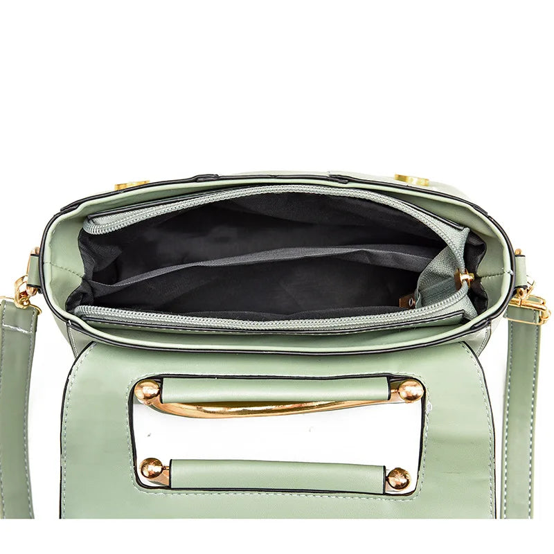 Luxury Small Handbag Women PU Leather Fashion Brand Crossbody Bags Lady Capacity Shoulder Messenger Bag Design Shopping Purse