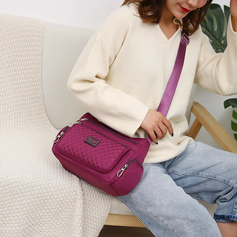 Fashion Women Casual Shoulder Handbags Lightweight Waterproof Oxford Package Female Large Capacity Travel Crossbody Bag