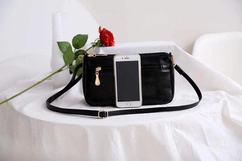 New Arrivals Women Shoulder Crossbody Bags Purse Bowknot PU Leather Messenger Handbags Small Phone Pocket for mama