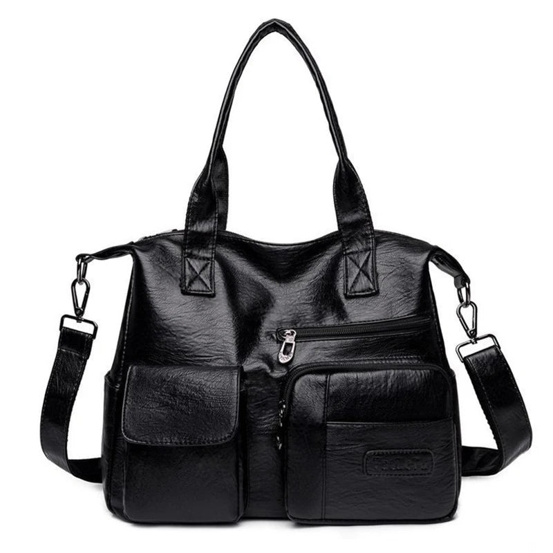 Luxury Shopping Handbags Female Shoulder Bags Designer PU Leather Crossbody Bags for Women Large Capacity Messenger Bag Totes