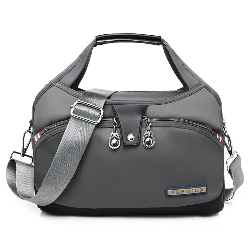 Women Crossbody Bags Large-Capacity Oxford Cloth Sling Crossbody Bag Waterproof Anti-Theft Female Travel Shopper Mommy Hand Bag