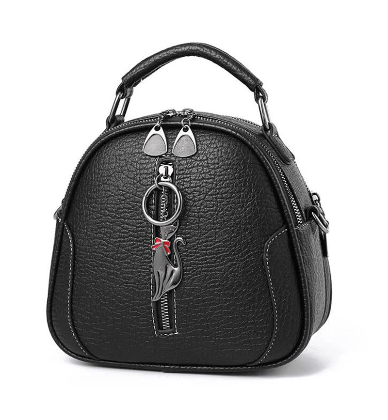 New Fashion Small Women Handbags PU Leather Shoulder Bag Female Cute Crossbody Purse Messenger Bag Pack