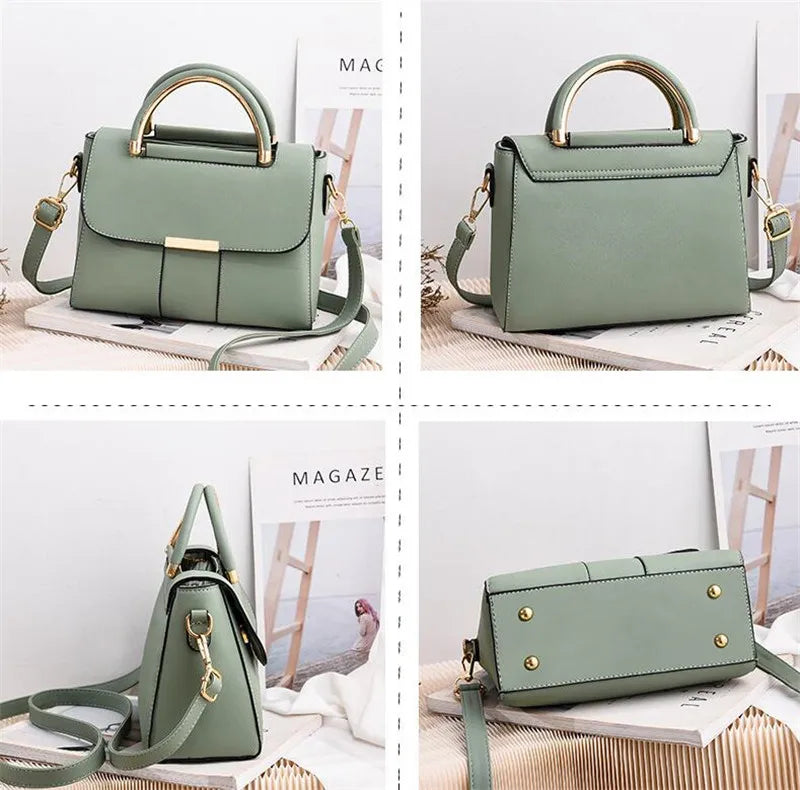 New Fashion Women Crossbody Shoulder Bags PU Leather Female Flap Messenger Bag Small Handbag Female New Purse Clutch